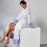 Kassatex Peshtemal Turkish Robe | 100% Turkish Cotton | Lightweight Quick-Dry Sauna Robe