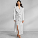 Kassatex Sakura Waffle-Terry Robe | 100% Cotton Waffle Terry | One Size Unisex