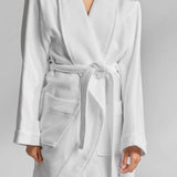 Kassatex Sakura Waffle-Terry Robe | 100% Cotton Waffle Terry | One Size Unisex