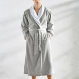 Kassatex Spa Luxury Robe | Microfiber Exterior with Cotton Terry Lining | Four Colorways