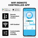 Revive cold plunge app for Wi-Fi remote temperature control and cooling schedules