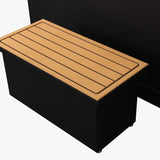 Revive Luxury Plunge matching step with tan decking top