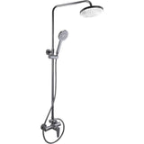 SaunaLife Model R3 Rain Series Outdoor Barrel Shower | Thermo-Spruce Enclosure