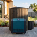 SaunaLife S1 1-Person Cold & Hot Immersion Tub with Water Chiller