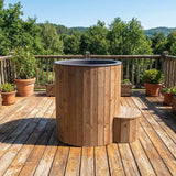 SaunaLife S1 1-Person Cold & Hot Immersion Tub with Water Chiller
