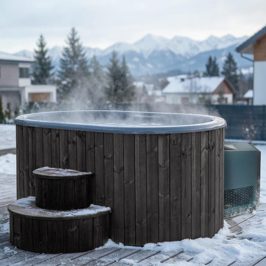 SaunaLife S2 2-Person Cold & Hot Immersion Tub with Water Chiller