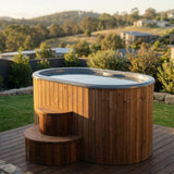 SaunaLife S2 2-Person Cold & Hot Immersion Tub with Water Chiller