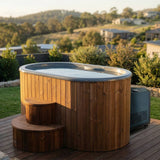 SaunaLife S2 2-Person Cold & Hot Immersion Tub with Water Chiller