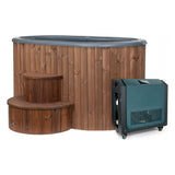 SaunaLife S2 2-Person Cold & Hot Immersion Tub with Water Chiller