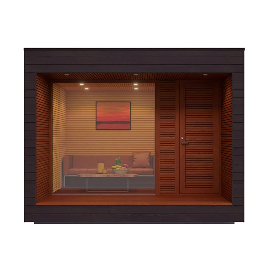 Auroom Natura Outdoor Sauna | 5-Person Cabin with Changing Room