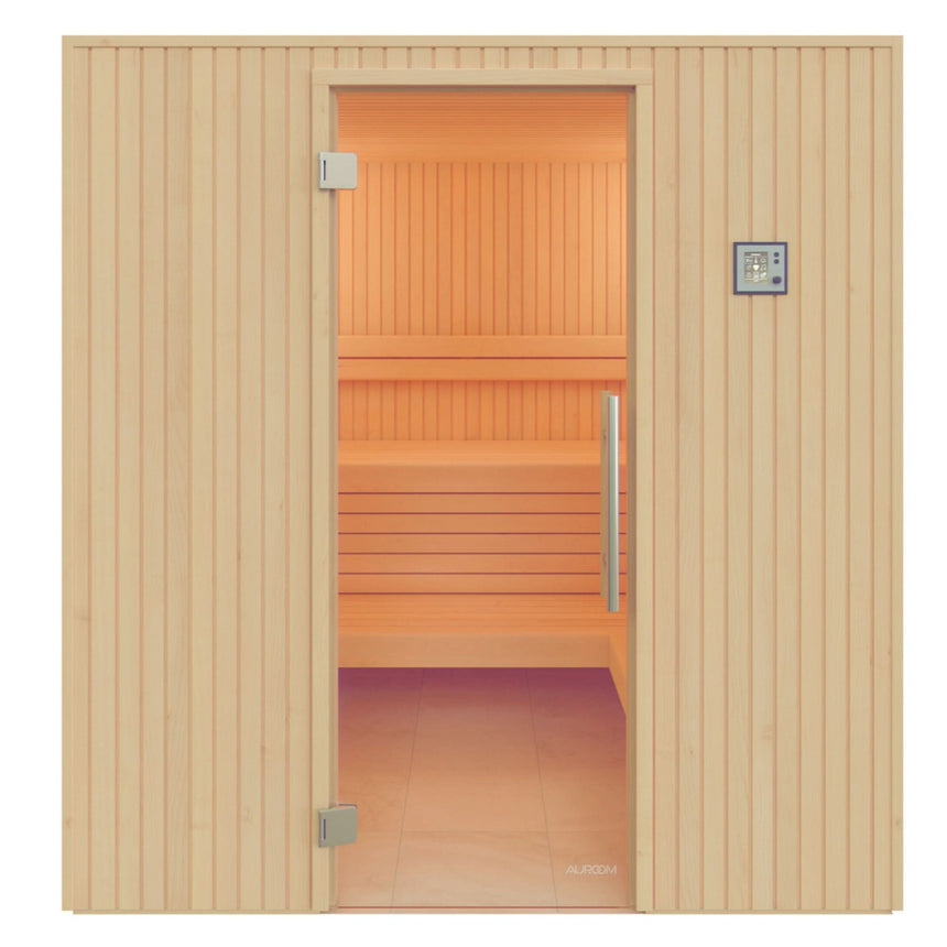 Auroom Familia 79×79 Indoor Sauna Kit | 5-Person Classic Finnish Sauna