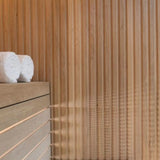 Auroom Libera 48×71 Indoor Sauna Kit | 2-Person Designer Glass-Front Finnish Sauna