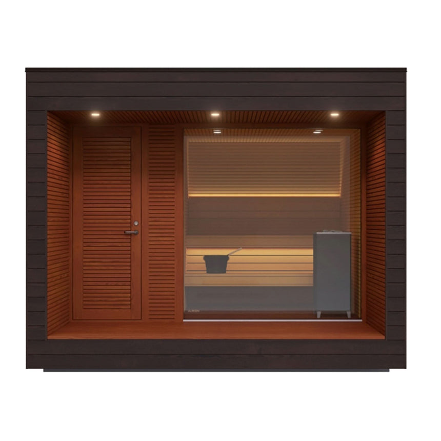 Auroom Natura Outdoor Sauna | 5-Person Cabin with Changing Room