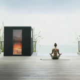 Auroom Garda 90×90 Outdoor Sauna | 6-Person Fully Assembled Cabin