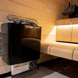 Harvia KIP60B 6kW Electric Sauna Heater with Built-In Controls | Black