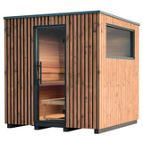 Auroom Garda 90×90 Outdoor Sauna | 6-Person Fully Assembled Cabin