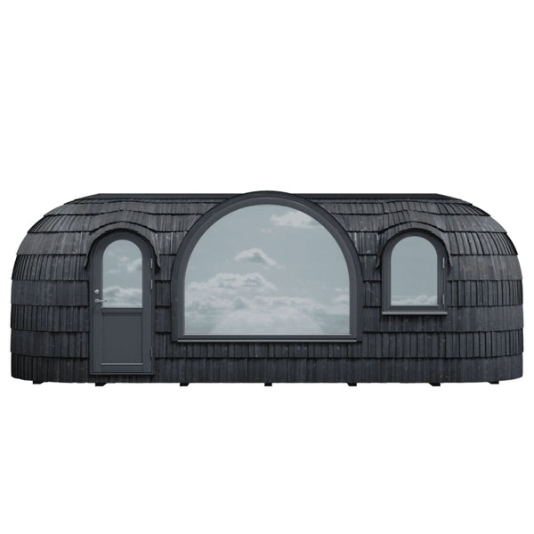 Iglucraft Panoramic Iglusauna Wood Fired 6-Person Outdoor Sauna