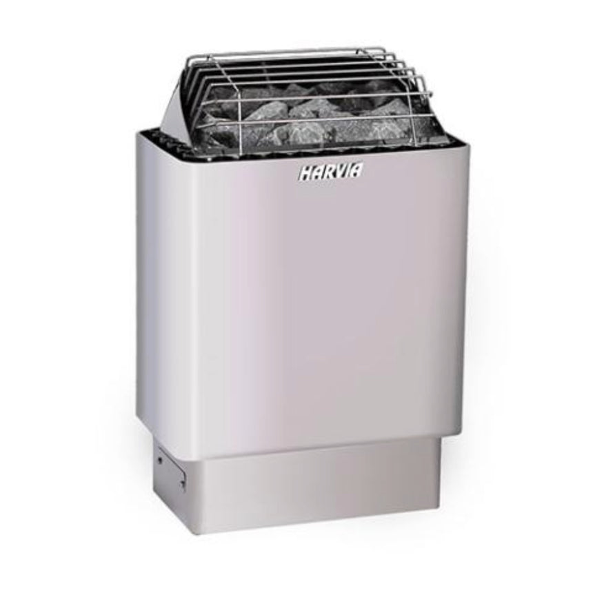 Harvia KIP80W 8kW Electric Sauna Heater with External Controls | Stainless Steel