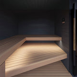 Auroom Terra 102×87 Outdoor Sauna | 5-Person Fully Assembled Cabin