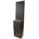 Saunum AIR 5 4.8kW Electric Sauna Heater with Climate Equalizer | Nordic Black