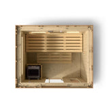 Kohler C2 Outdoor Sauna Kit, Douglas Fir, Up to 6 Persons