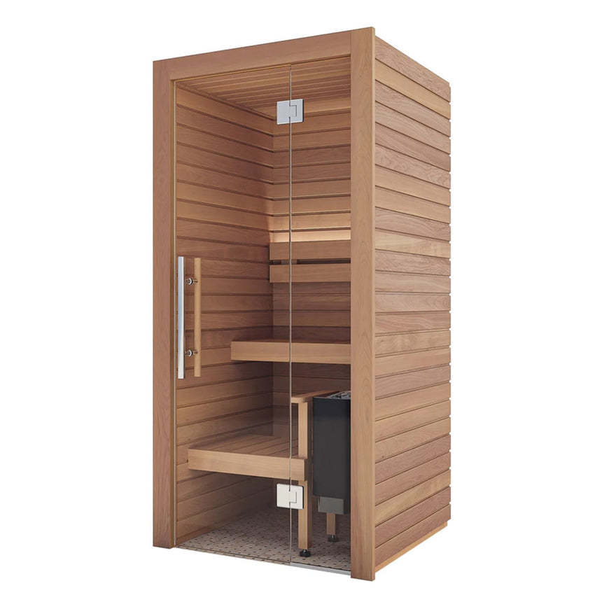 Auroom Cala Mini Indoor Sauna Kit | 1-Person Traditional Finnish Sauna