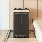 Harvia Virta Combi HL80SA 8kW Electric Sauna Heater with Built-In Steamer | Black