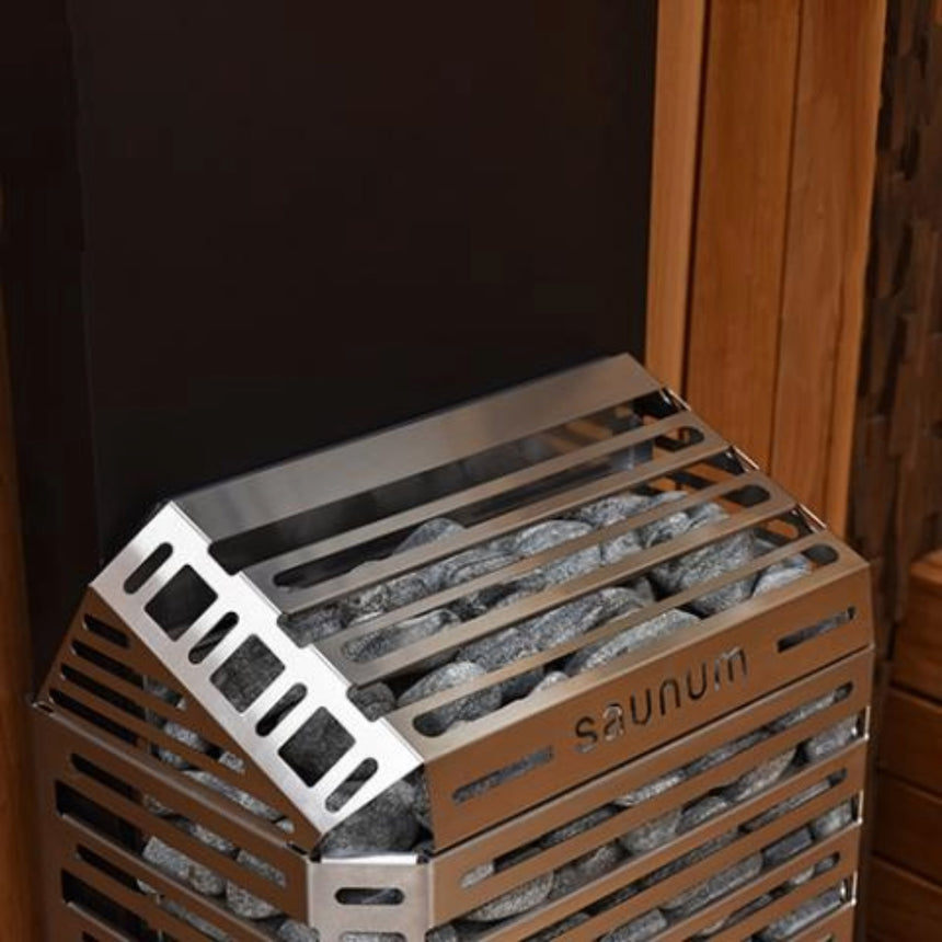 Saunum AIR 7 6.4kW Electric Sauna Heater | Stainless Steel