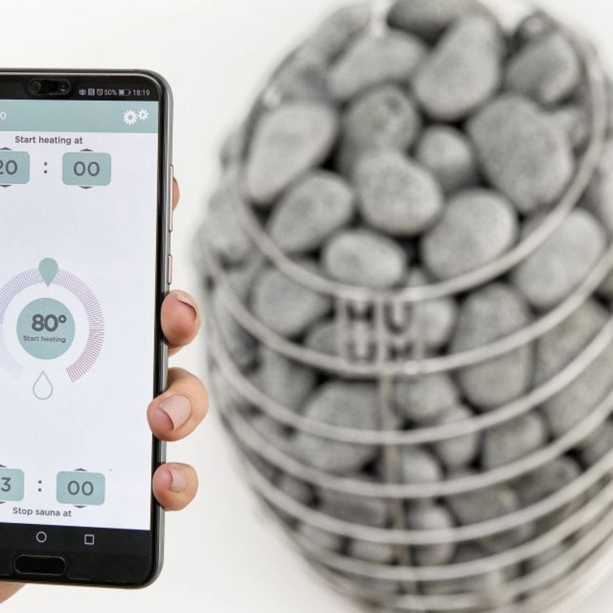HUUM UKU Wi-Fi Sauna Controller | Smartphone App Control | Black