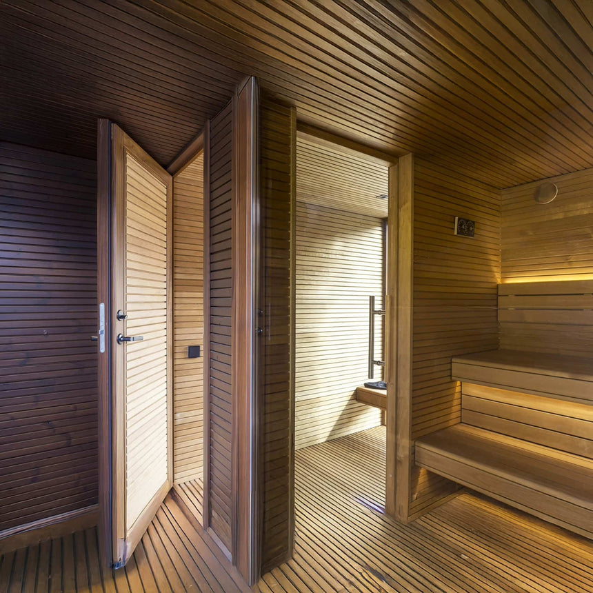 Auroom Natura Outdoor Sauna | 5-Person Cabin with Changing Room