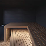 Auroom Terra 102×87 Outdoor Sauna | 5-Person Fully Assembled Cabin