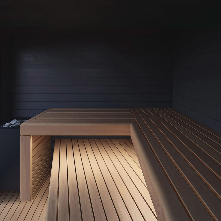 Auroom Terra 102×87 Outdoor Sauna | 5-Person Fully Assembled Cabin