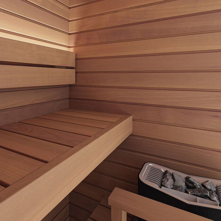 Auroom Cala Mini Indoor Sauna Kit | 1-Person Traditional Finnish Sauna