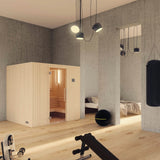 Auroom Familia 79×79 Indoor Sauna Kit | 5-Person Classic Finnish Sauna