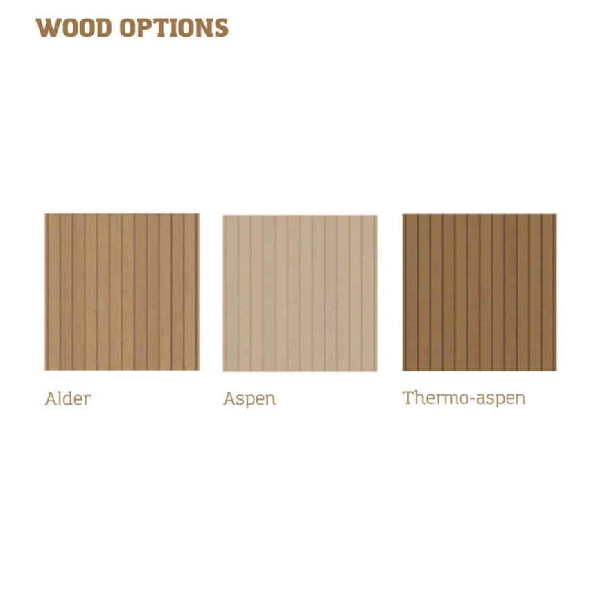 Auroom Arti 91×111 Outdoor Sauna | 5-Person Cabin with Front Terrace