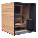 Auroom Vulcana 59×79 Indoor Sauna Kit | 3-Person Modern Finnish Sauna