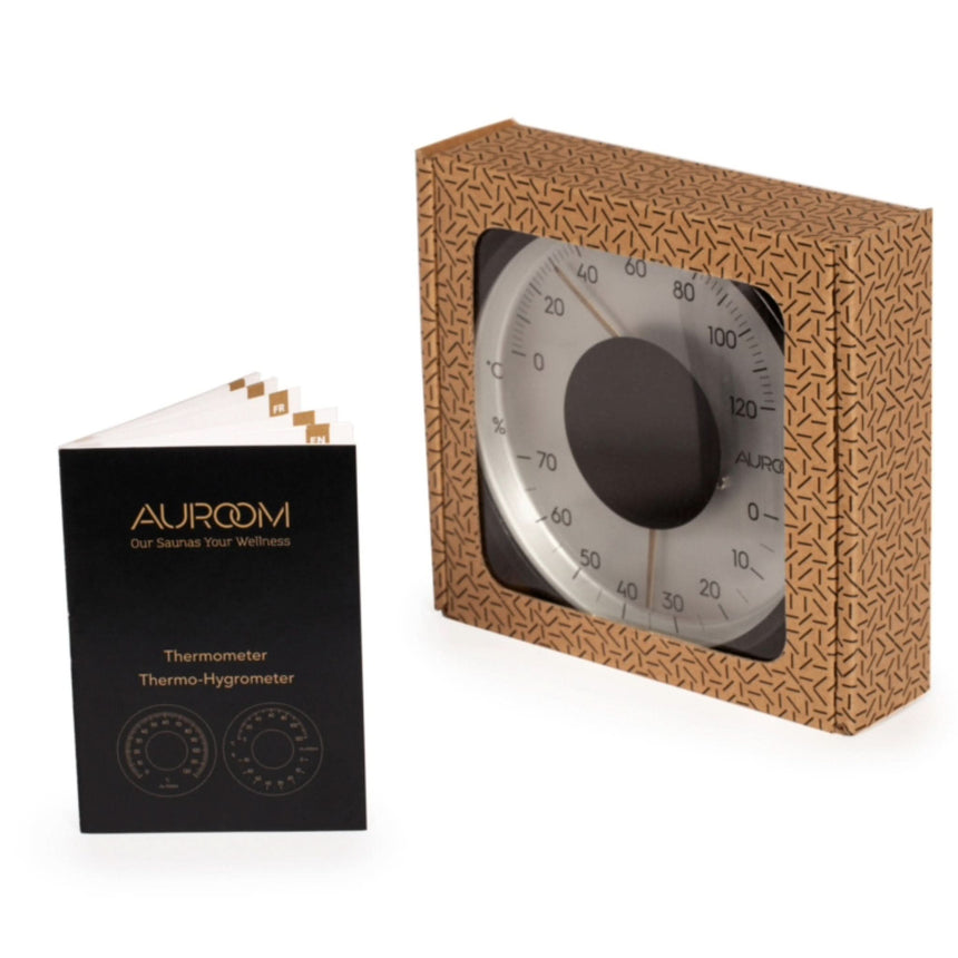 Auroom Cala Glass 59×71 Indoor Sauna Kit | 3-Person Traditional Finnish Sauna