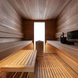 Auroom Garda 90×90 Outdoor Sauna | 6-Person Fully Assembled Cabin