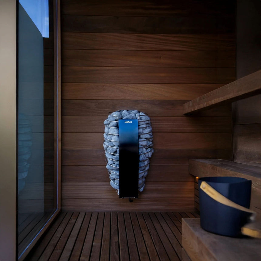 Harvia Spirit SP60E 6kW Electric Sauna Heater | Black