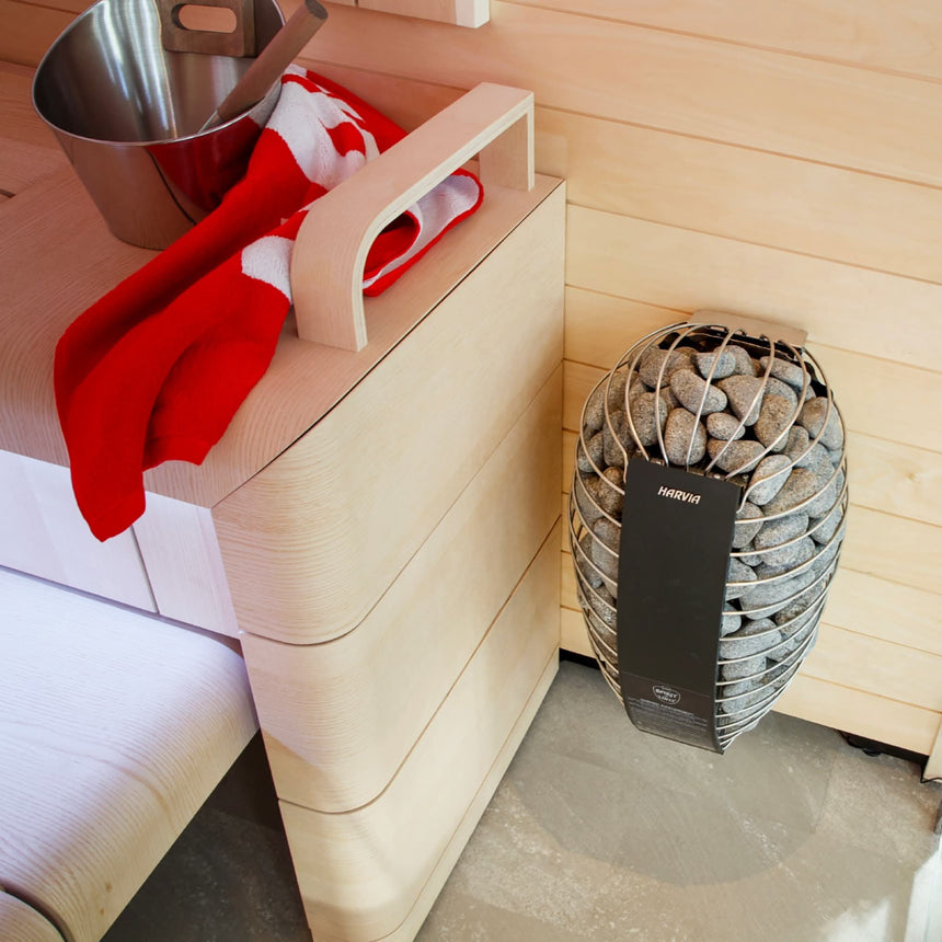 Harvia Spirit SP60E 6kW Electric Sauna Heater | Black