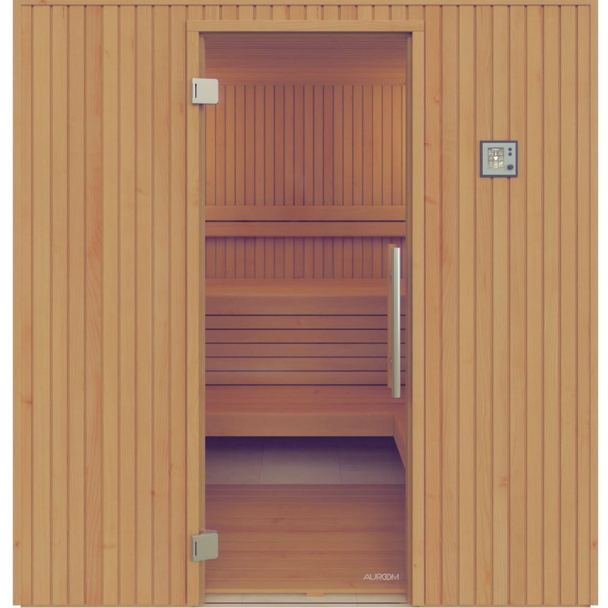 Auroom Familia 79×79 Indoor Sauna Kit | 5-Person Classic Finnish Sauna