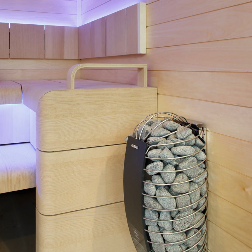 Harvia Spirit SP60E 6kW Electric Sauna Heater | Black