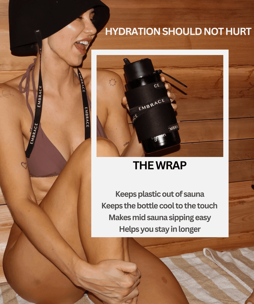 Embrace The Heat The Wrap | Sauna Bottle Sleeve