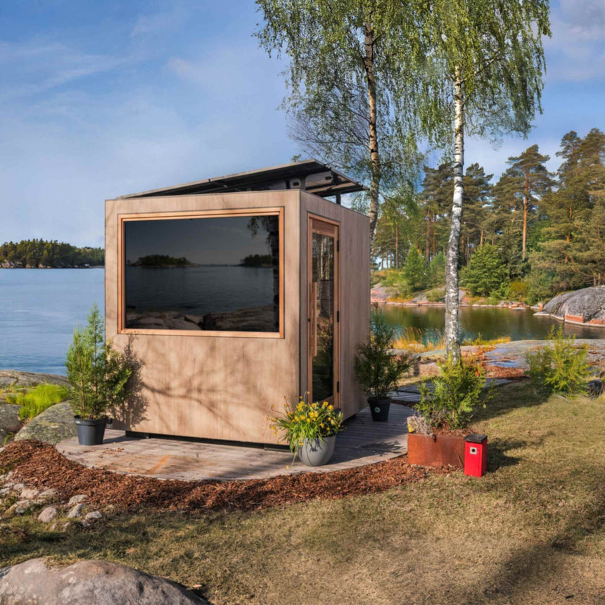 ThermaSol Solaris 2–5 Person Solar-Powered Outdoor Sauna Cabin