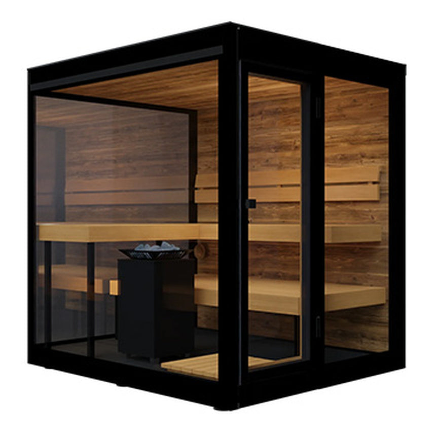 ThermaSol Vue 3–4 Person Panoramic Outdoor Sauna Cabin