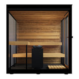 ThermaSol Vue 3–4 Person Panoramic Outdoor Sauna Cabin