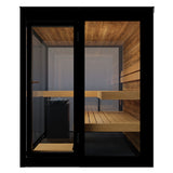 ThermaSol Vue 3–4 Person Panoramic Outdoor Sauna Cabin