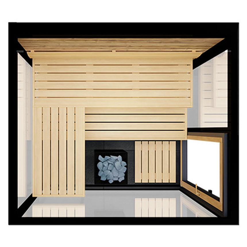ThermaSol Vue 3–4 Person Panoramic Outdoor Sauna Cabin